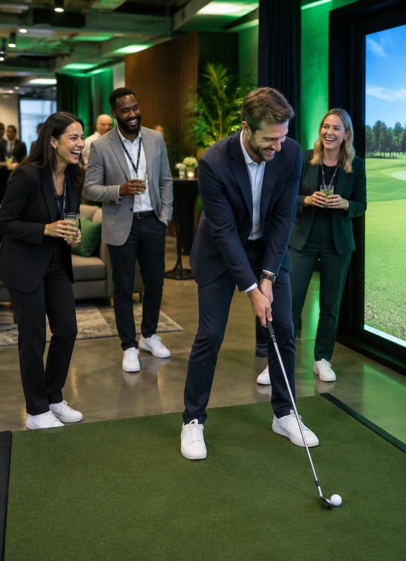 Corporate golf event